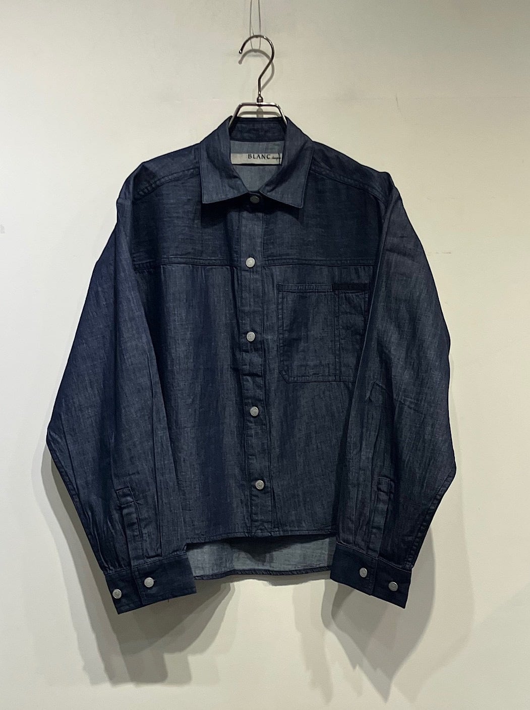 BLANC basque ライトデニムシャツ