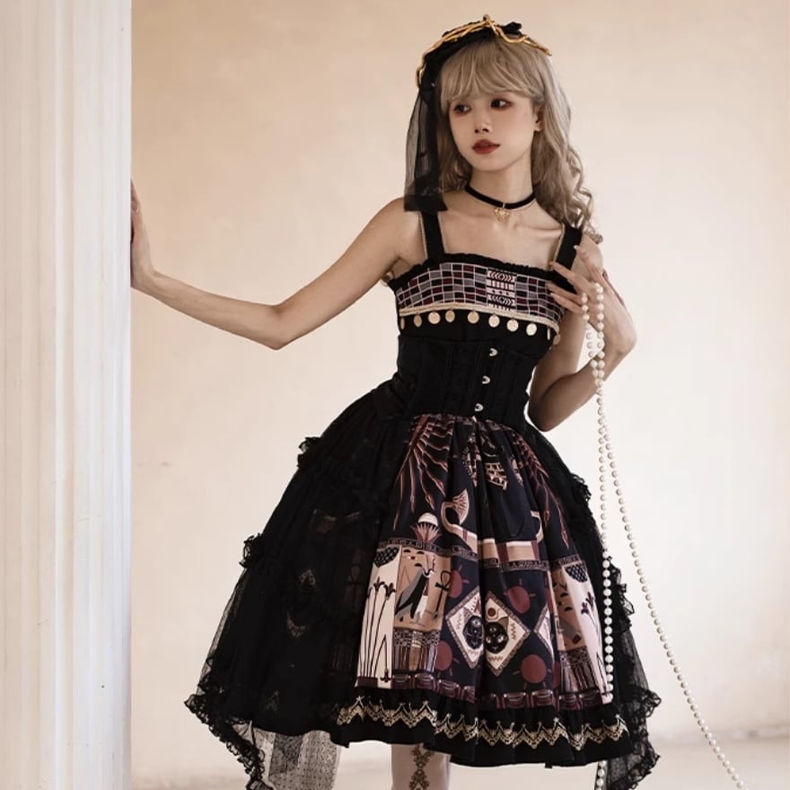 SEASONZ クラロリ コルセット スカートカバー レトロ レース