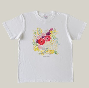 水彩画を着るTシャツ　「春を待ってる」