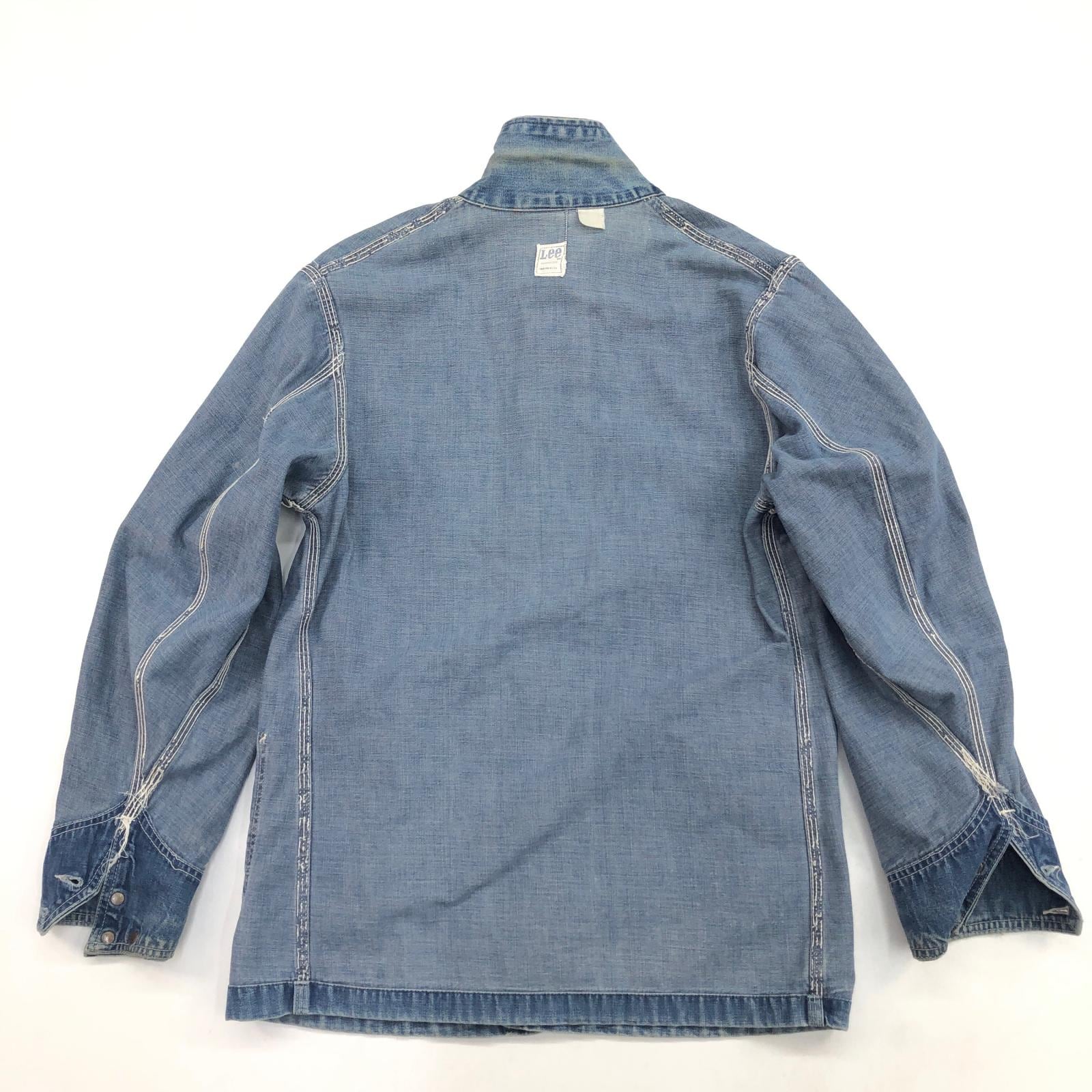 70s 1970年代中期 USA製 Lee 91-j デニムカバーオール LEE リー 70年代 中期 USA製 91-J デニム カバーオール デニム
