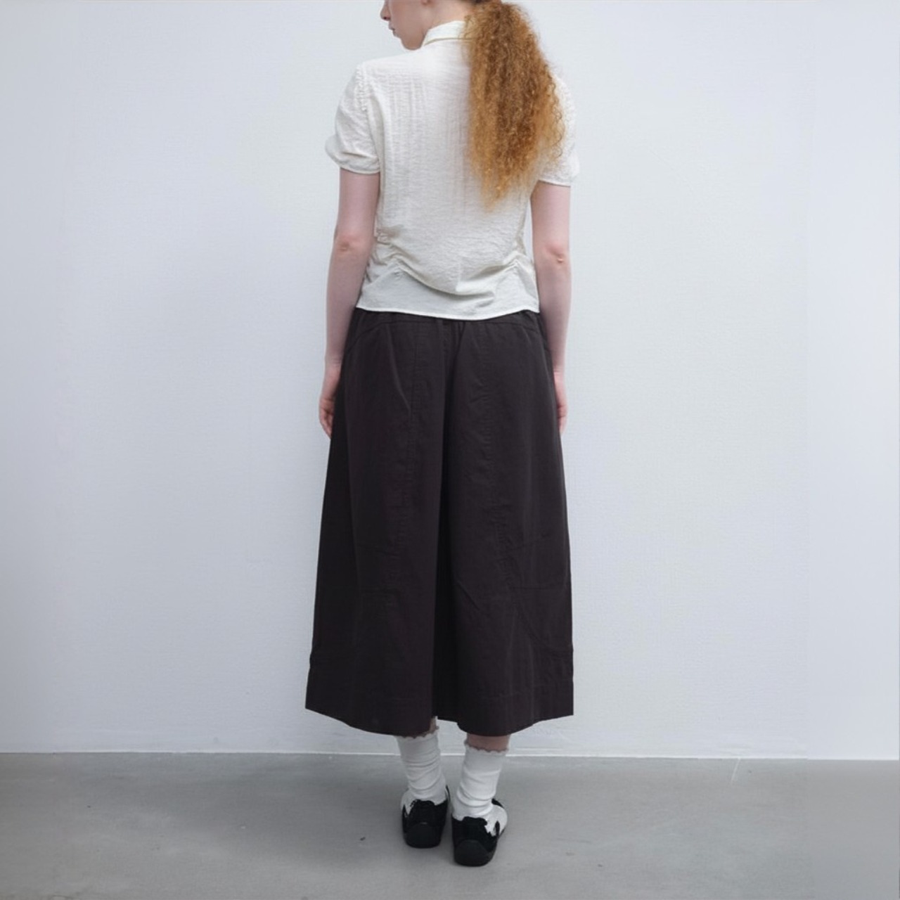 Ruche Gathered Blouse F0639