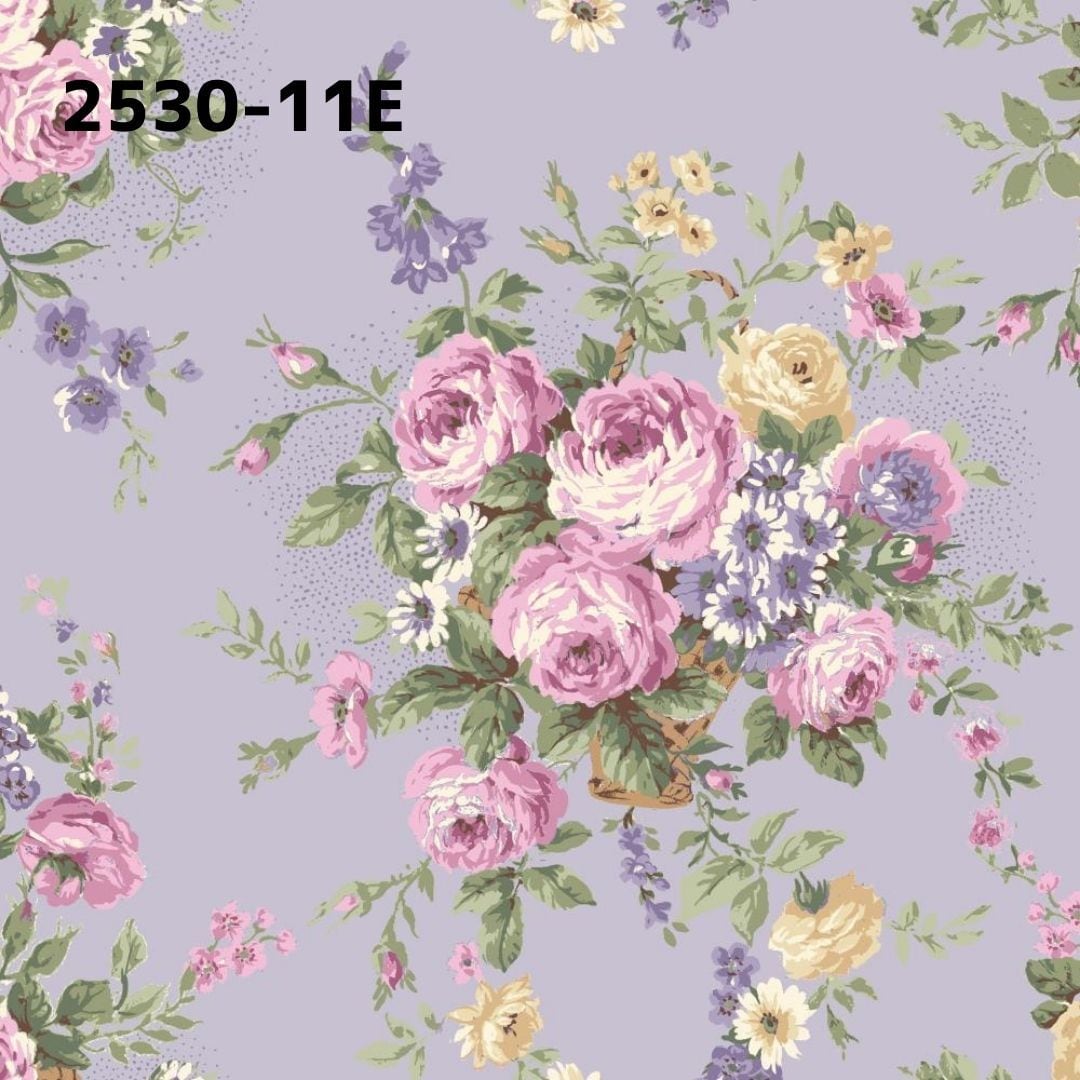 薄紫薔薇柄生地14～15m 薔薇柄＊生地 Roses map