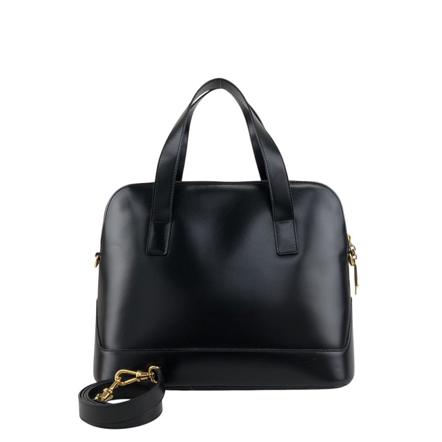 CELINE セリーヌ ハンドバッグ ブラック レザー 2way ブガッディ vintage ヴィンテージ オールド 4ntwjy