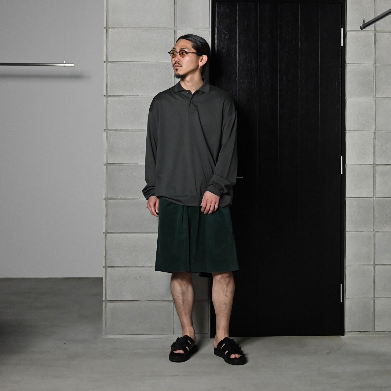 INTERIM / HIGH GAUGE SEA ISLAND PIQUE HYPER BIG LONG POLO SHIRT