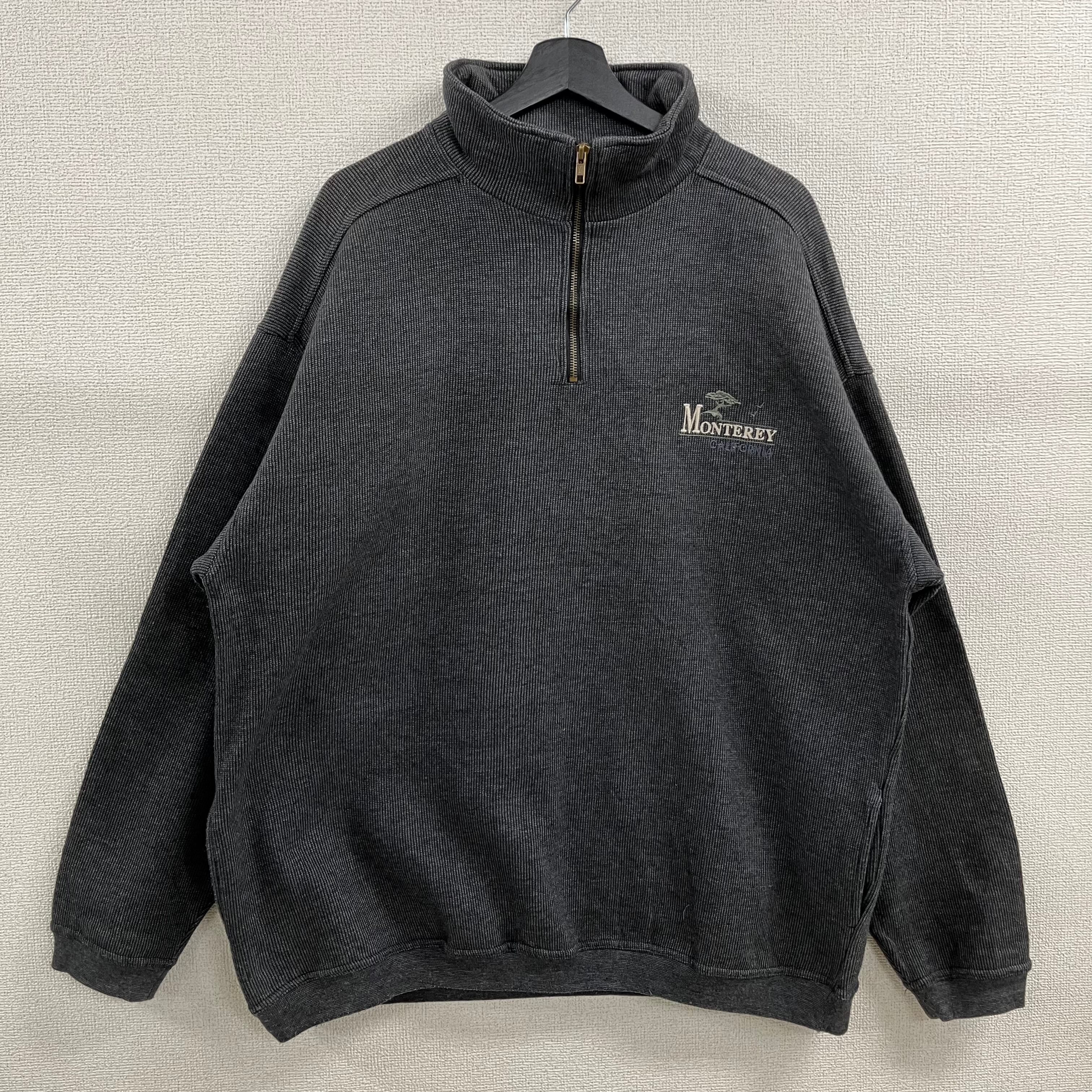 極希少 50's SAND KNIT ハーフ ZIP スウェット-