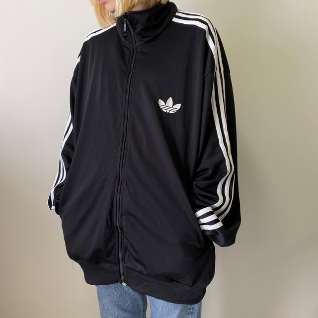 ビッグサイズ 00年代 adidas アディダス ジャージ トレフォイル ロゴ 
