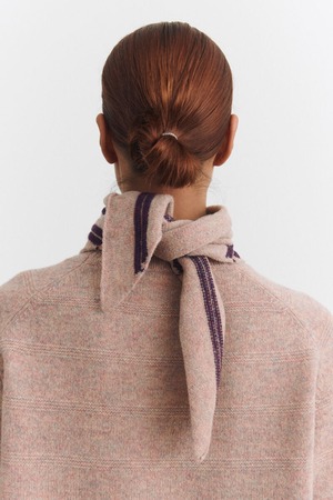 ＜FUB＞Adult ニット バンダナ lambswool Bandana(tivoli/violet)