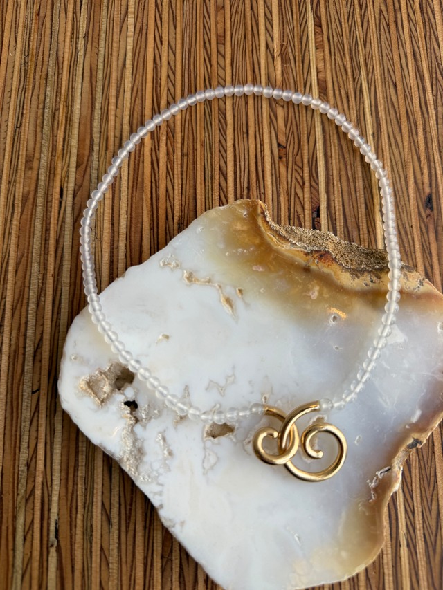 LE MOON/SS26-07 Spiral Sun Blanc