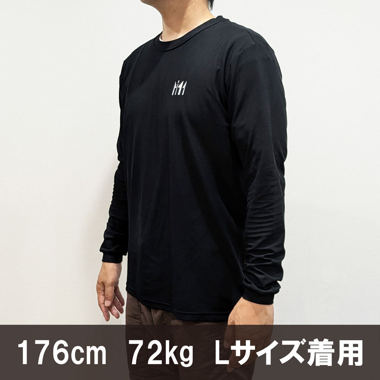 ロゴ刺繍冷感ロングTシャツ ネイビーブルー | 【公式】THE BACK WATER