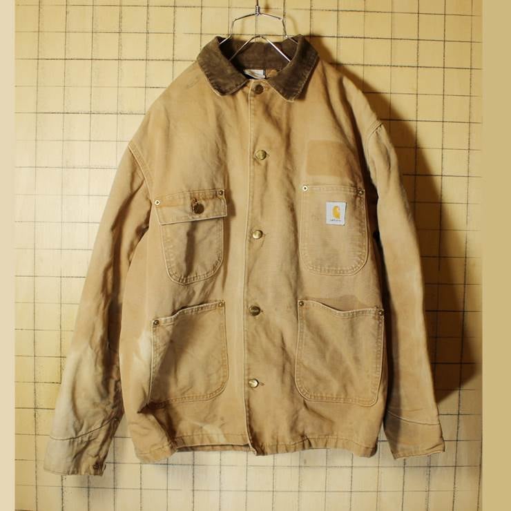 【超人気】Carhartt カバーオール ダックジャケット 90's L