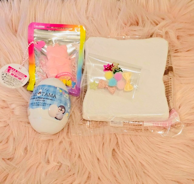 【原宿iBLOOM】おうちでスクイーズキット　牛乳ひたしパンセット