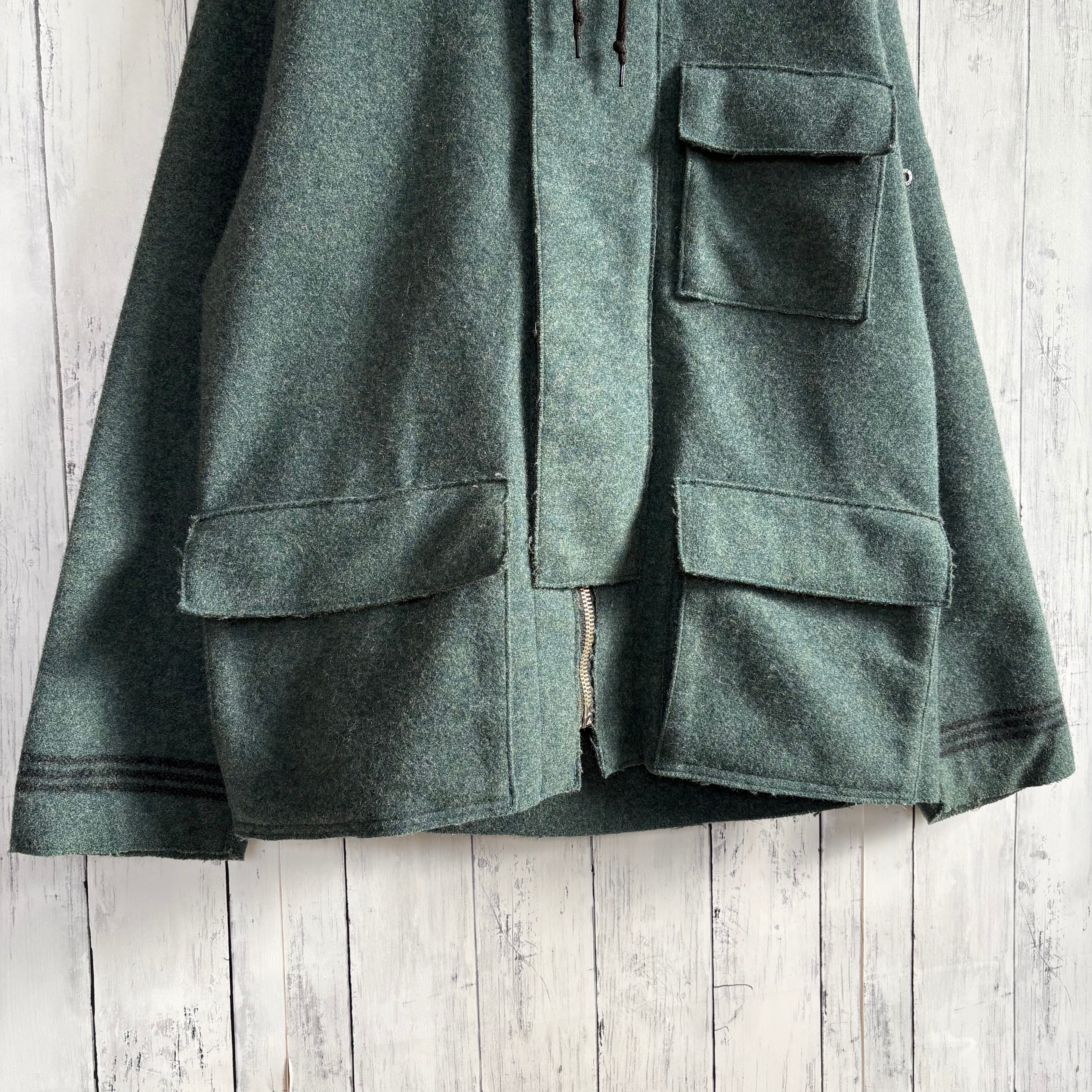 STONE  90'グリーンエッジジップアップジャッケット 90s ヴィンテージ STONE ISLAND ウールジャケット ストーンアイランド