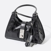 PRADA スモール レザー トートバッグ ブラック