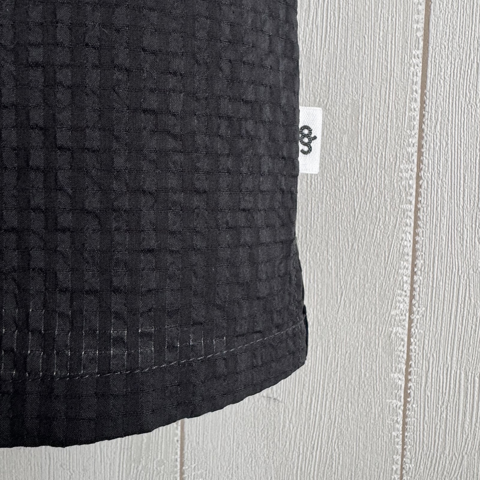 8G DOTAIR?? COOLMAX SUCKER OPEN COLLAR SHIRT -BLACK- | 8G SHOOT