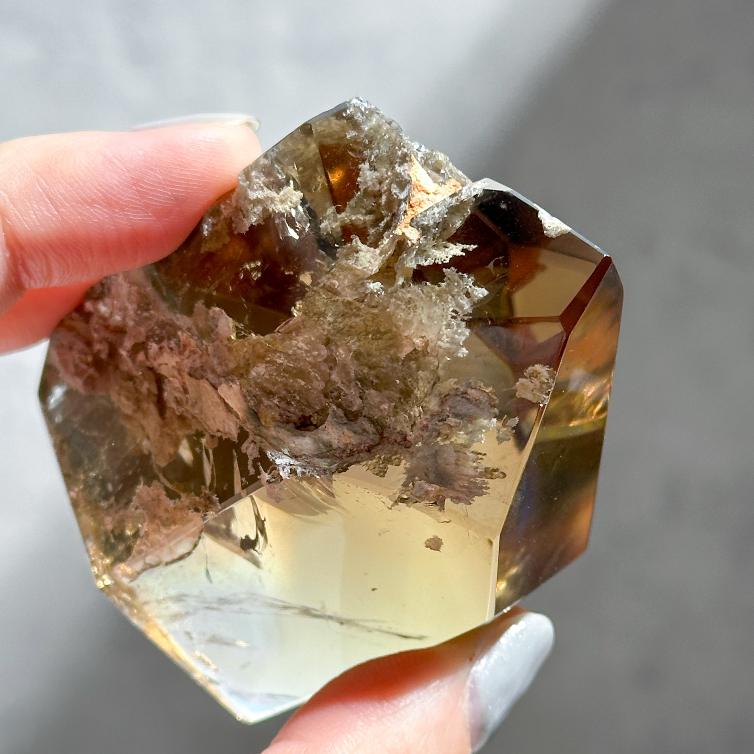 ファントム◎ミナスジェライス産スモーキーガーデンクォーツ フリー