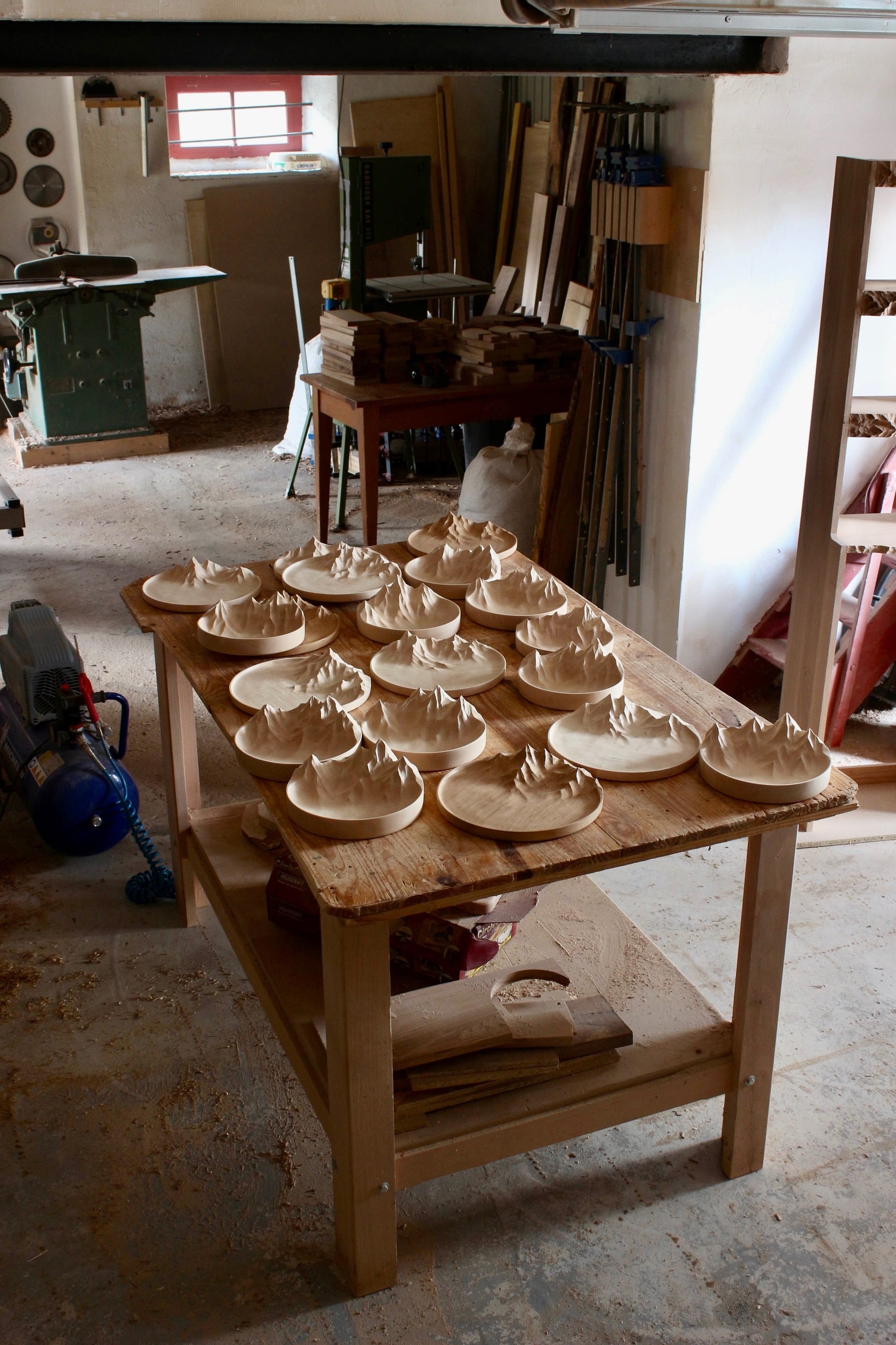 遠藤太郎 小鉢 ペア 木の葉 茶碗 飯碗 新品 Ben&Manu オーク材 深皿