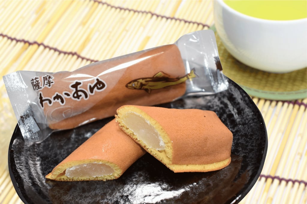 薩摩わかあゆ16個入 | お菓子の小田屋