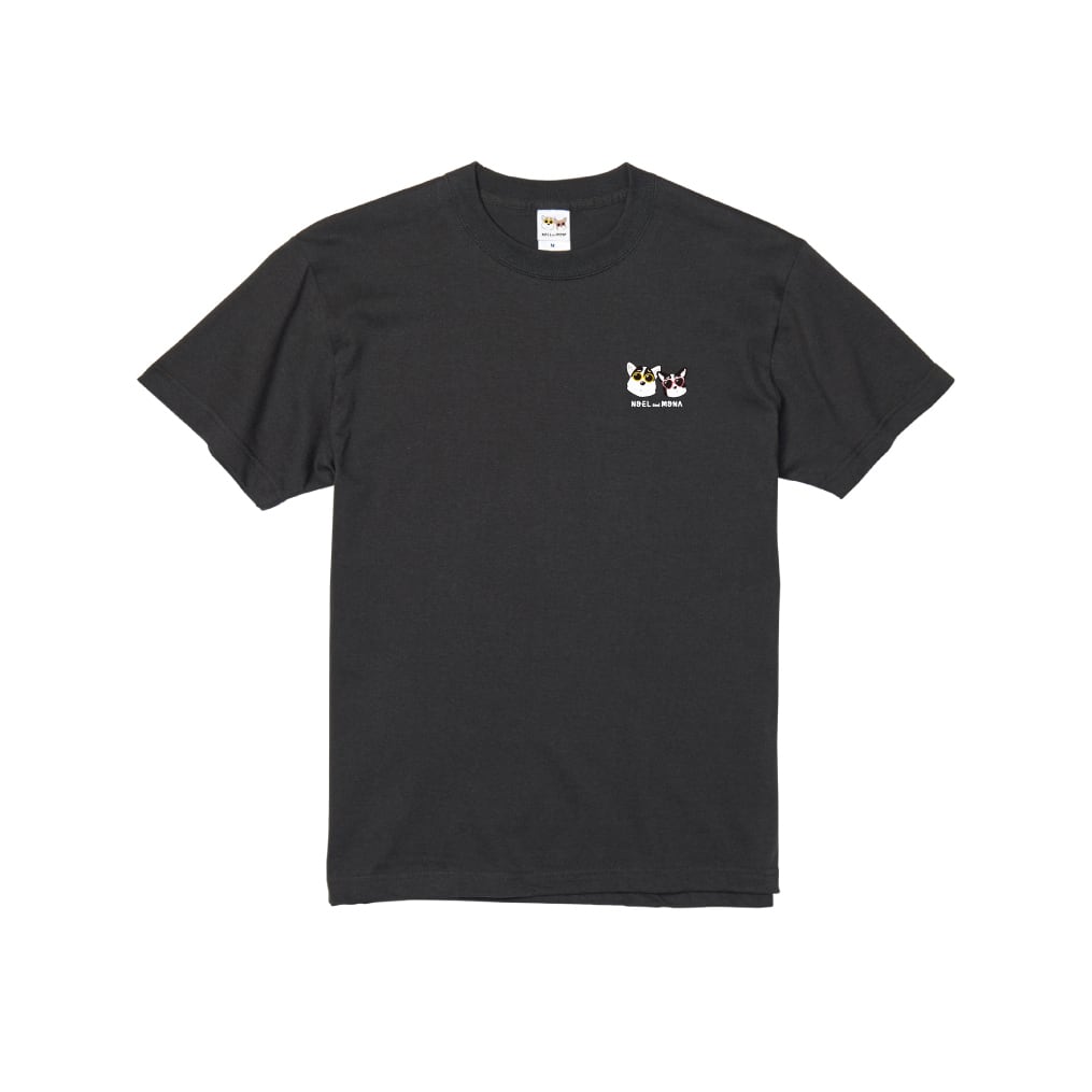 サングラスノエモナ 刺繍Tシャツ | コーギー犬ノエさんオリジナル