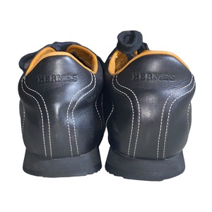 HERMES black leather sneakers “Quick”