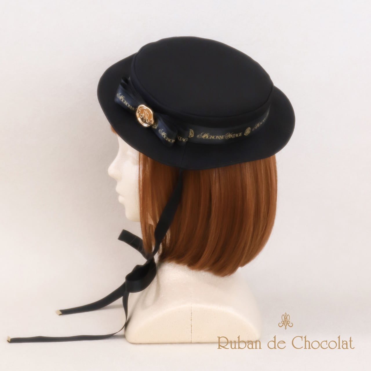Ruban de Chocolat キャノチェ -ブラック- | Mignonne Vintage