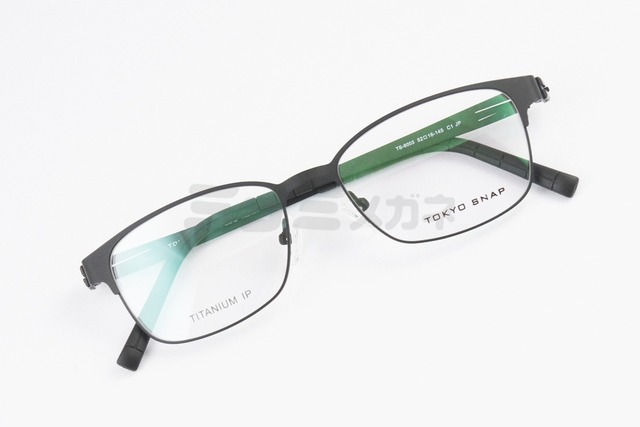 TOKYO SNAP メガネ TS-6003 Col.C1 スクエア メタル トウキョウスナップ 鯖江 日本製 正規品-4枚目