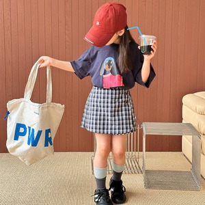 夏レトロチェック柄ショートパンツ