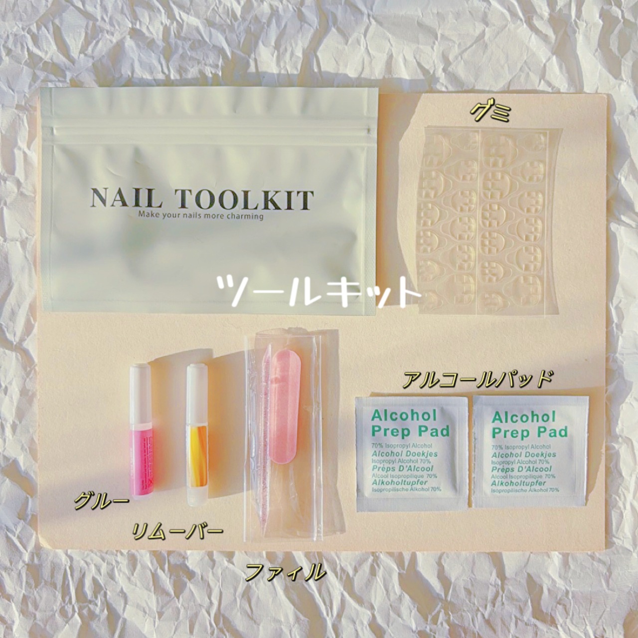 NK304　ネイルチップ　サイズXS/S/M