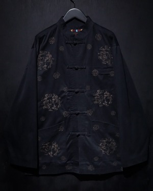 【WEAPON VINTAGE】Dragon Embroidery Vintage China Shirt Jacket