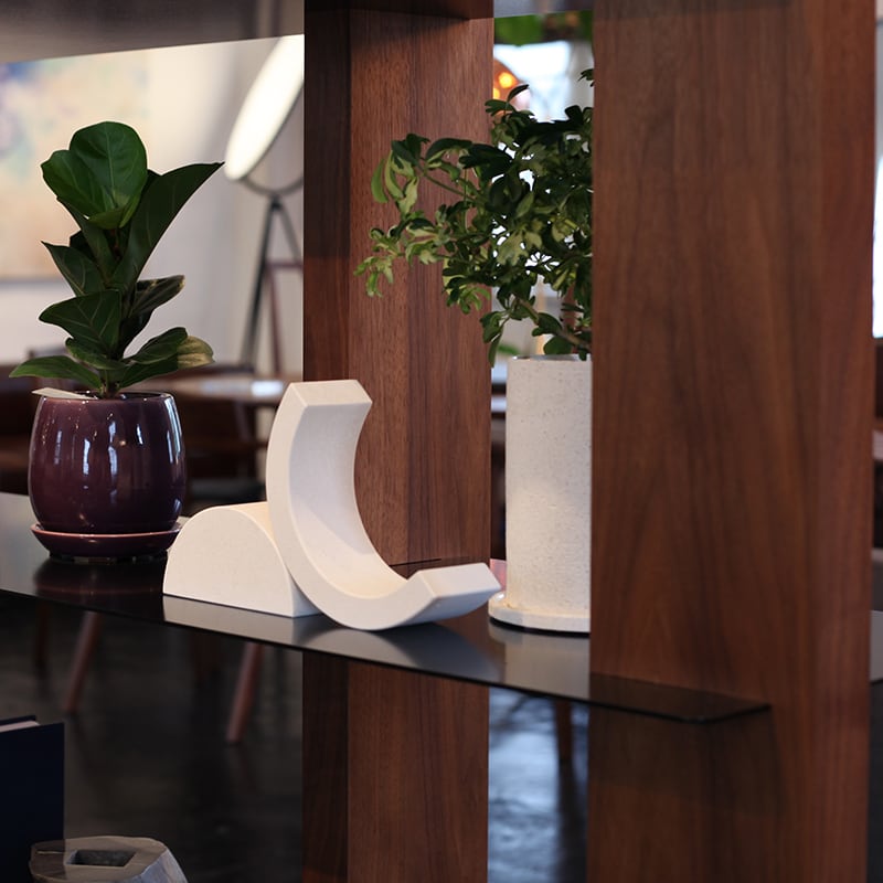 アーチ型ブックエンド ホワイト［ ISHIZO］ | REAL Style online shop