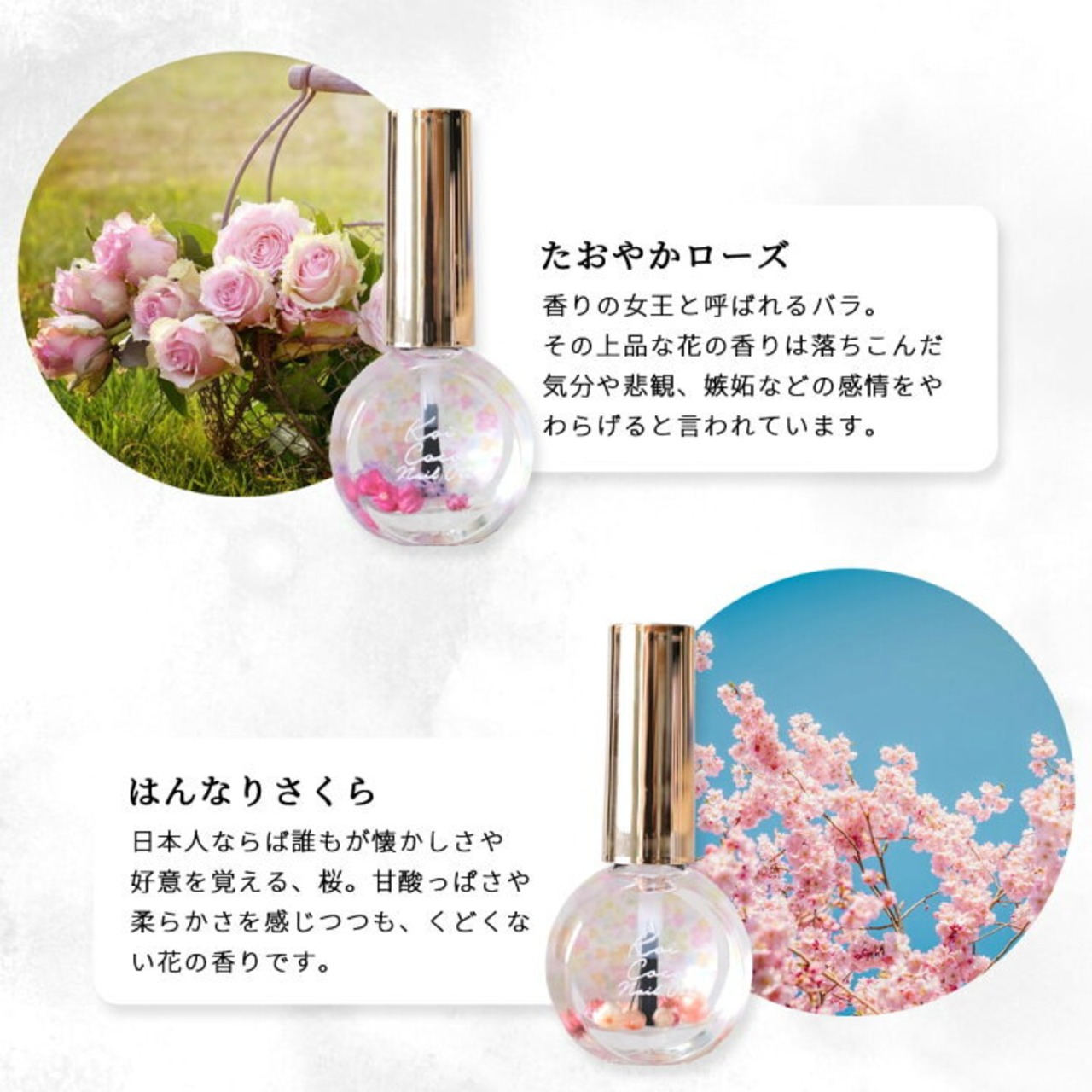 【ネイルケア】Koicoco アロマ ネイルオイル ドライフラワー入り