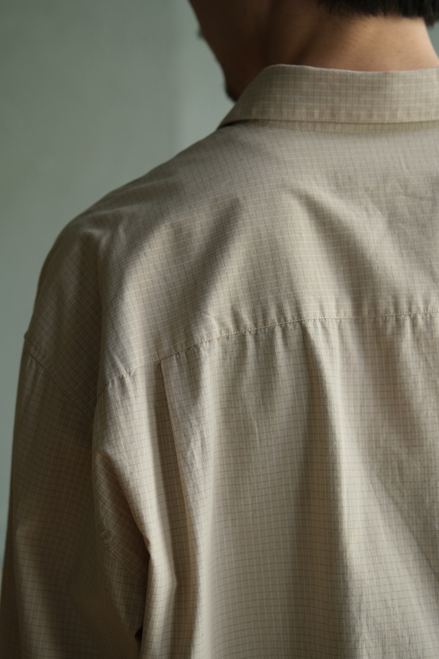 Utah/90-00's "PERRY ELLIS" Perry cotton tuck shirt