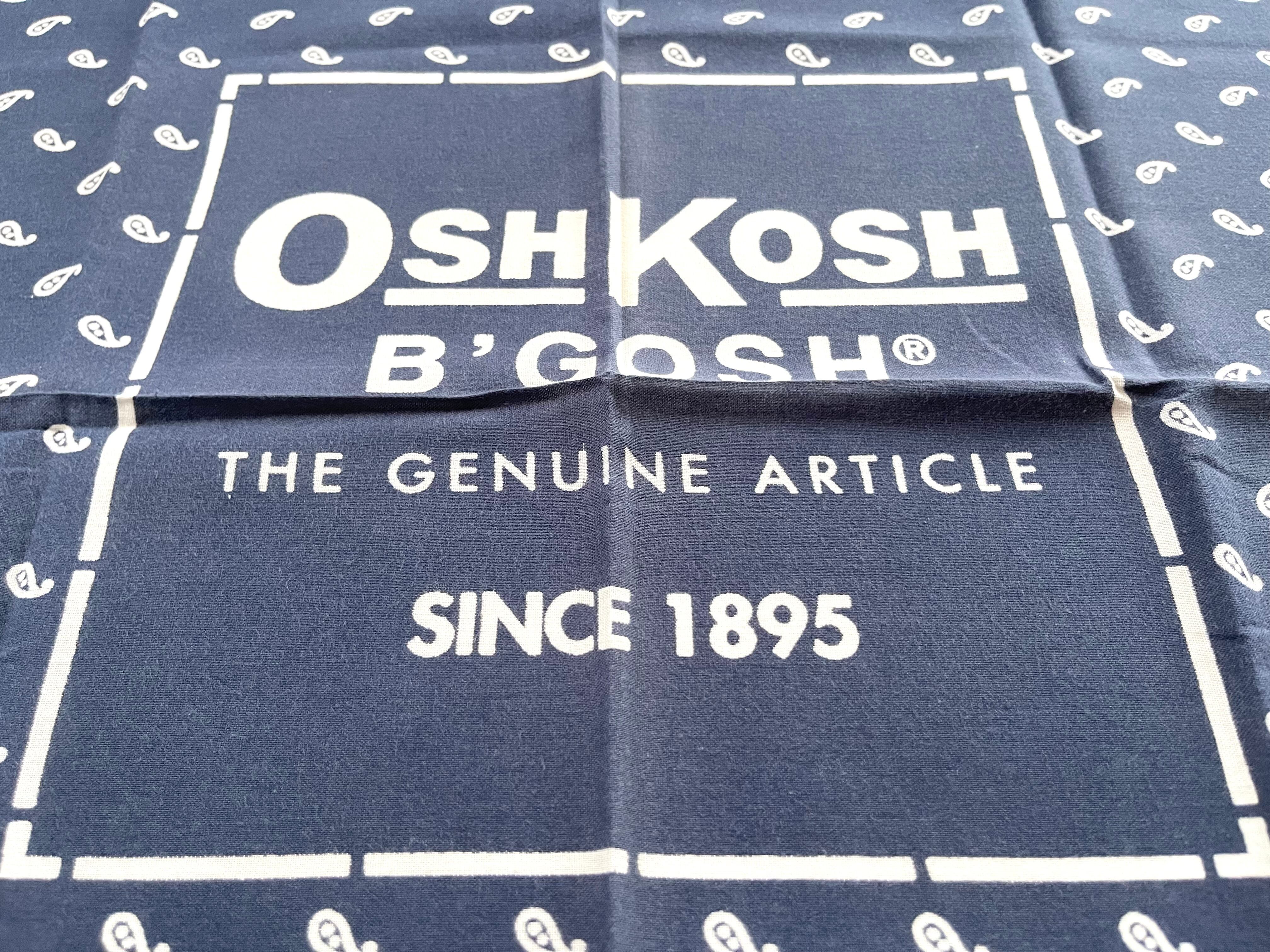 Paisley】オシュコシュ(OSHKOSH) ヴィンテージバンダナ 紺 | swallows
