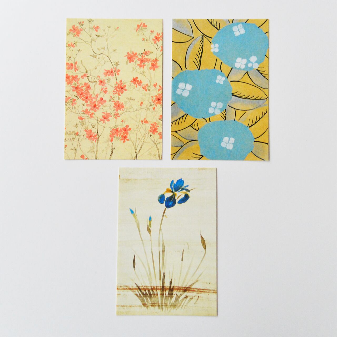 「藤井逹吉の全貌-野に咲く工芸・宙を見る絵画」展 展覧会オリジナルポストカード3枚セット《花》