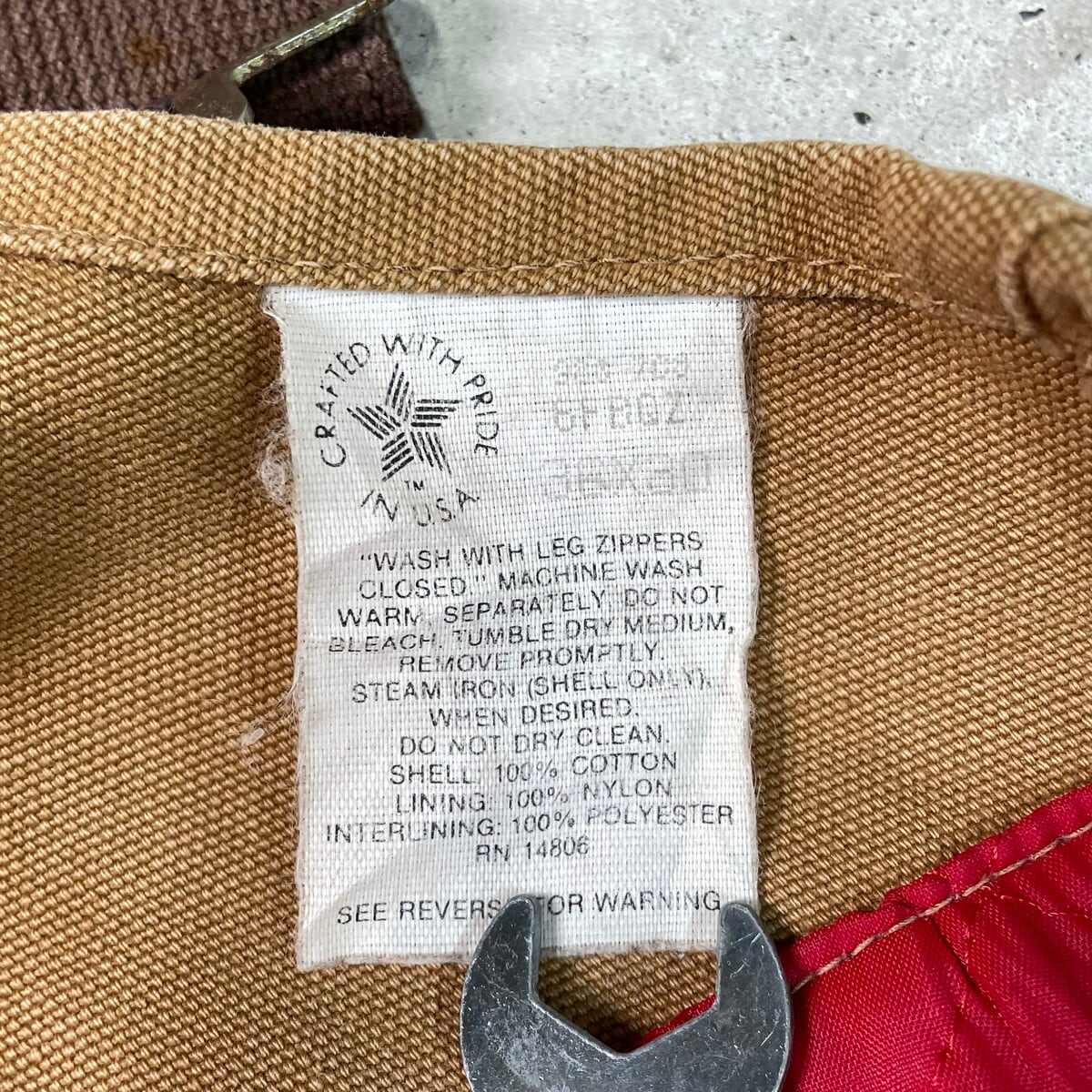 80年代 USA製 Carhartt カーハート ダック地 ダブルニー