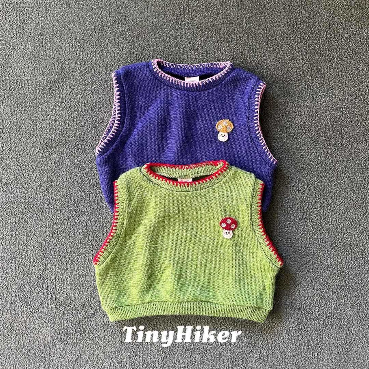 〖取寄〗韓国子供服 / 26winter / TinyHiker / キノコメロベスト / キッズ *XS~XL*