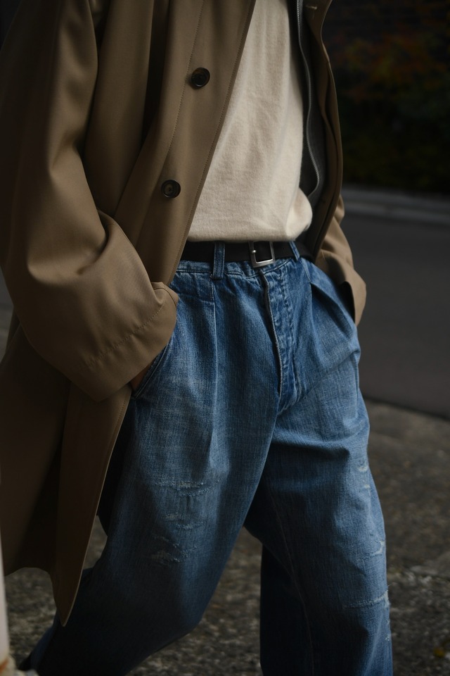 OUTIL / PANTALON MAGLIOC (FADED BLUE REPAIR)