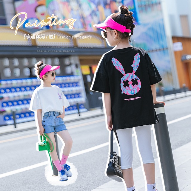 サマースタイルトップス レッドTシャツ ショート コットン 半袖 ハーフスリーブ 夏物 トレンディボーイ51079834147