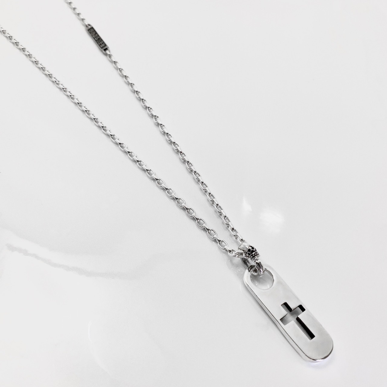 CLASSIC CROSS NECKLACE #2 with GODSIZE® I.D. TAG / クラシッククロス#2ネックレス ゴッドサイズ® I.D.タグ