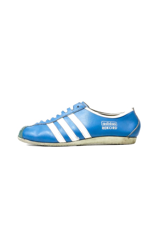 Later 60's "adidas" Leather Training Shoes Made in WEST GERMANY - "REKORD" Model