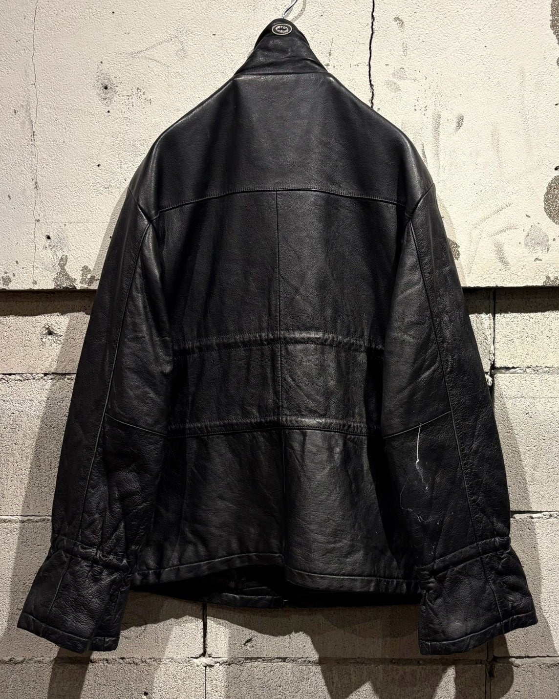 Caka otto】 “WILSONS” Draw Cord Gimmick Design Vintage High Neck