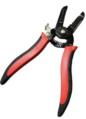 【努力特価】ワイヤーストリッパー 使用範囲0.6mm-2.6mm(10AWG-22AWG) 電工多機能ワイヤーストリッパー ケーブルストリッパー 耐久性 ロック付 すべりどめハンドル ws01