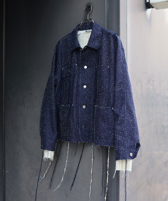 Midorikawa / MID26AW-JK03 NEEDLE SILK DENIM COVERALL(INDIGO)