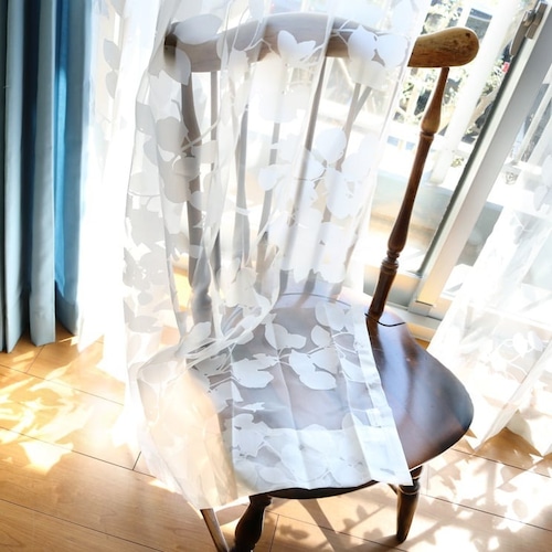 【最短6営業日で出荷】オパールレースカーテン「Dorris ドリス ホワイト」 （幅×丈）：100×133cm（2枚組） ac-0083