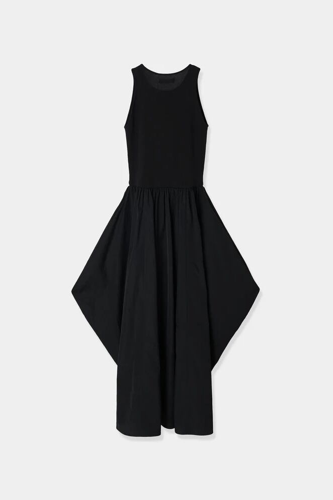 louren docking cocoon dress ドッキングコクーンドレス Black | planet3rd 