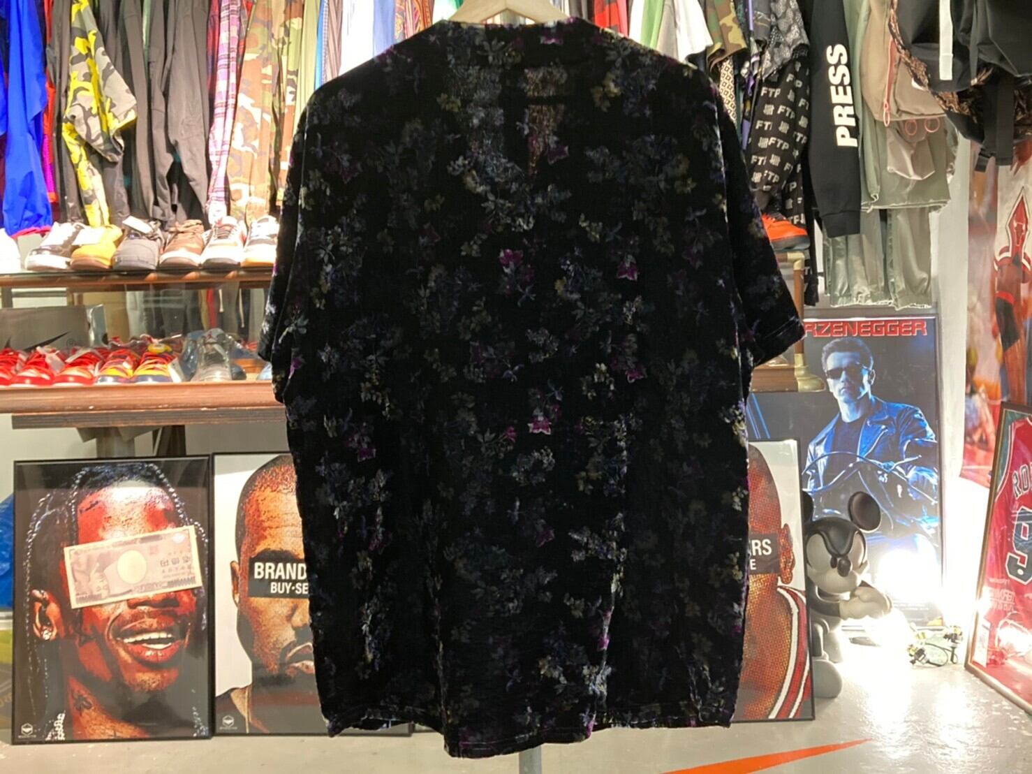 ございまし】 Supreme - 送料込)Floral Velour Baseball Jerseyの通販