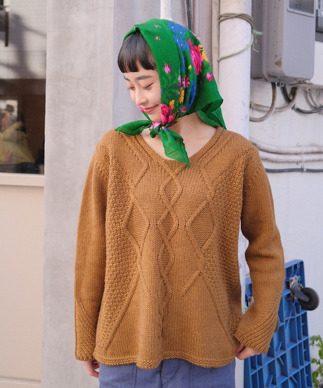 【送料無料】Marigold color european knit