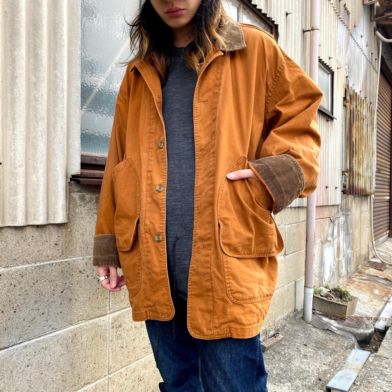 FADED GLORY ダック地 ハンティングジャケット メンズXL相当 古着 