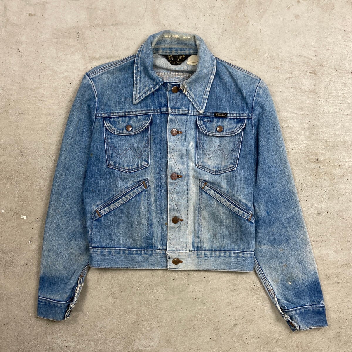 80年代 USA製 黒三角タグ Wrangler ラングラー 126MJ デニムジャケット