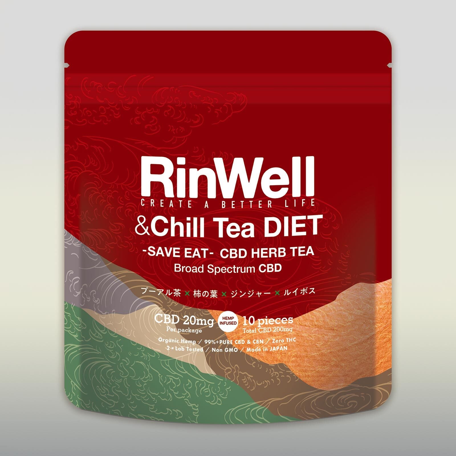 RinWell CBDハーブティーChill Tea DIET -SAVE EAT-