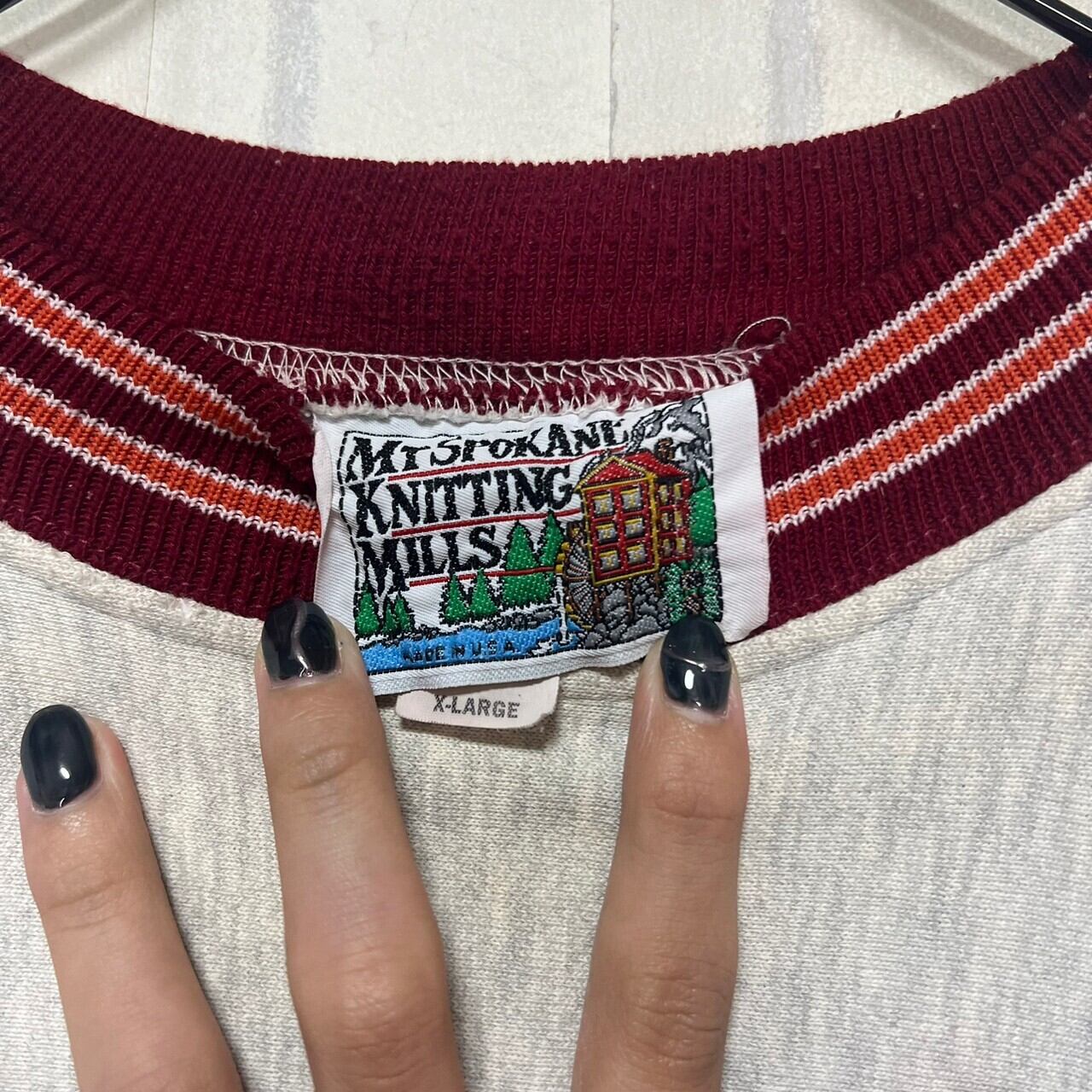 MT SPOKANE KNITTING MILLS スウェット XL プリント | 古着屋OLDGREEN